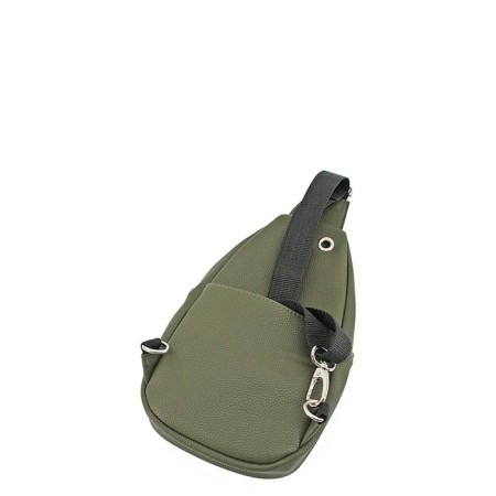 B2770 Ryukzak-Sling, lightning department, dark green color 28x16x4cm-1