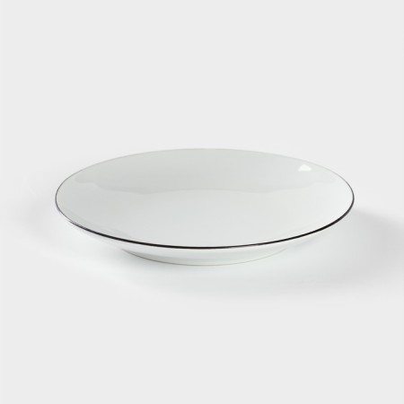 Porcelain plate "Palette", d = 17.5 cm, white-1
