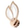 Bra 1830/1GD LED 24W 4000K chrome gold 17x7.5x28 cm