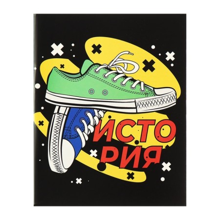 A set of object notebooks Calligrata Top "Sneakers", 48 sheets, 12 items, with reference material, cover coated cardboard, glossy lamination, offset block-16