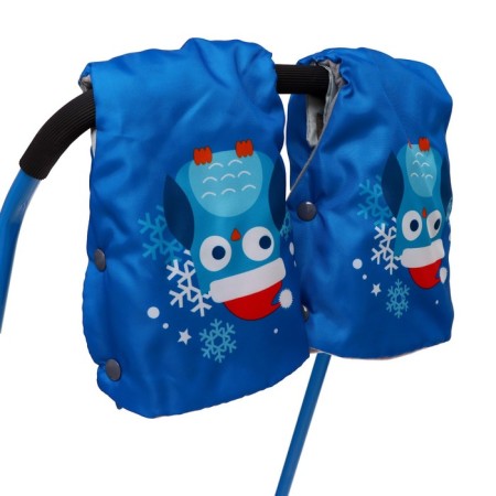 Sled "breeze 7 station wagon", with mittens, blue color-4