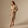 Welfare Women's bathrobe SL Home: Chess "Sabbia", size XL, 100% cotton, 340 g/m2