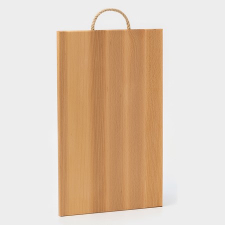 Groot board with a rope handle Magistro, 40 × 24 × 1.2 cm, oak-3