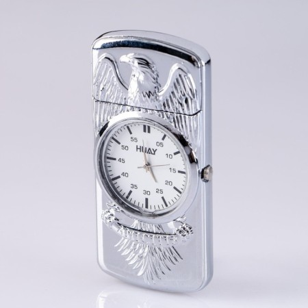 Electronic lighter "Eagle", spiral, backlight hours, from USB-1