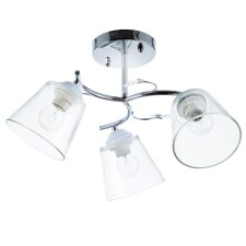 Aisha chandelier 3he27 40W chrome 50x50x27 cm Bayerlux