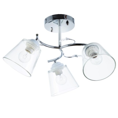 Aisha chandelier 3he27 40W chrome 50x50x27 cm Bayerlux