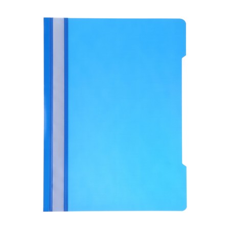 Folder - Calligrata Grounder, A4,160 microns, blue, transparent top-1