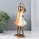 Polystone souvenir "Two sisters" bronze, orange-white 10.5x6.5x21.5 cm