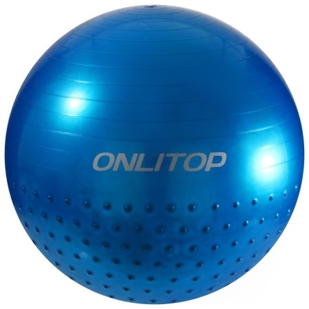 Fitball ONLYTOP D = 65 cm, 1000 g, semi -massage, MIX color-18