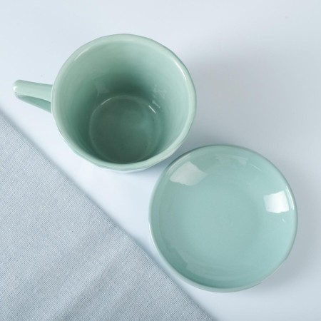 Tea couple "Nostalgia No. 2" 0.2l / 9x7cm + saucer 9cm, Scandinavia-3