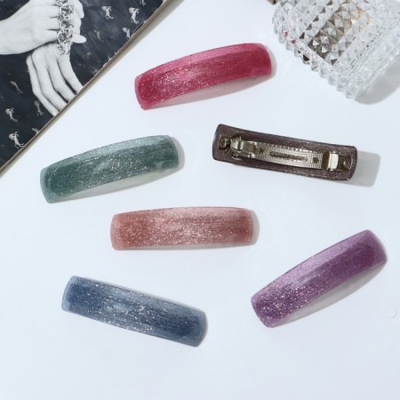 Hair hair clip "glow" 8.8 cm, mix-3