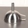 Stainless steel funnel, d = 11 cm, with a handle