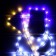 LED figure "Snowman", 48 × 52 cm, Duralight, 60 LED, 220 V, glow white/warm white/blue