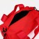Sports bag with lightning, external pocket, red color