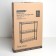 3rd section 3 sectional, 48 × 26 × 54.5 cm, color chromium