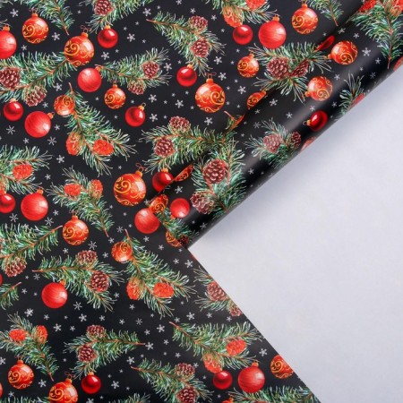 Paper Glossy Paper "Balls on the Branes", 70 x 100 cm, New Year-3