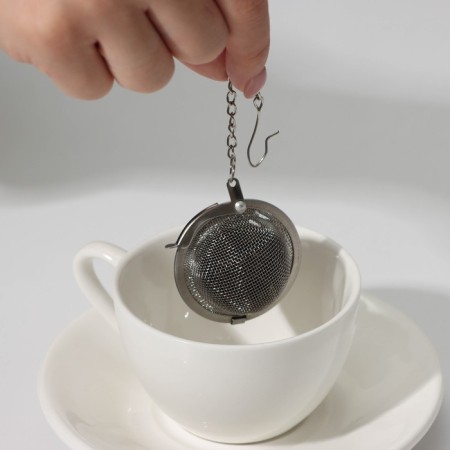 Sieve for tea "Christmas tree", 4.5 cm, on the chain-8