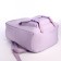 School backpack of textiles on lightning, 4 pockets, lilac color