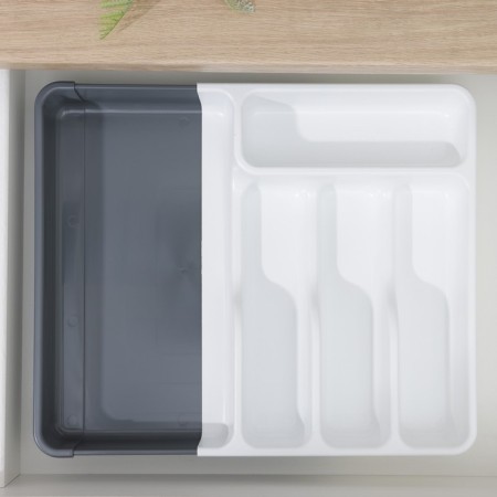 Sliding tray, white/anthracite color-4