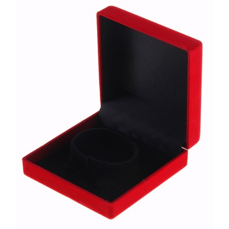 The case is velvet under the classic bracelet 9 × 9 × 4, the color is red, the insert is white, D = 5.4 cm-2