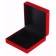 The case is velvet under the classic bracelet 9 × 9 × 4, the color is red, the insert is white, D = 5.4 cm