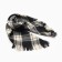 Women's scarf, black color, size 75x75 cm