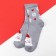 New Year. New Year's socks KAFTAN "cat" p. 36-39 (23-25 ​​cm)