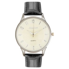 Men's watch, D-4.4 cm, L-25 cm strap, silver