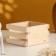 Kashpo wooden three -string 14.5x12.5x8 cm natural