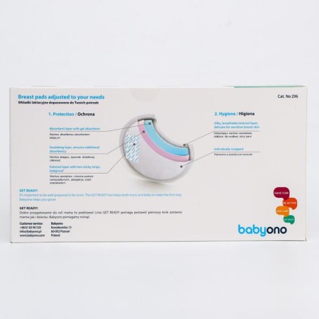 Breast gaskets Comfort, 50 pcs. + 20 pcs. For a present! (35 pairs)-2