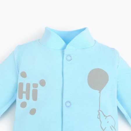 Nursery blouse, blue color, hi, height 62 cm-1