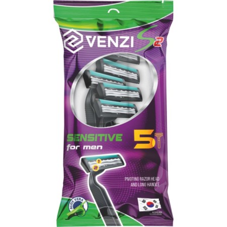 Broken Venzi S2, disposable, 2 blades, 5 pcs