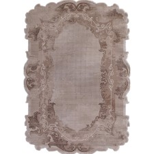 Rectangular carpet Karmen Hali Safir, size 156x230 cm, color Brown/Brown