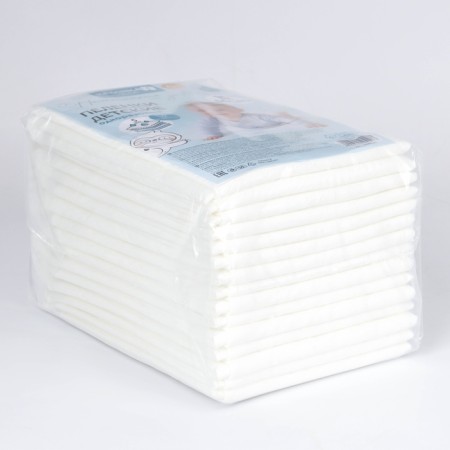 Disposable diapers absorbing for children, size 60x40, 5 layers, 15 pcs., Baby me-2