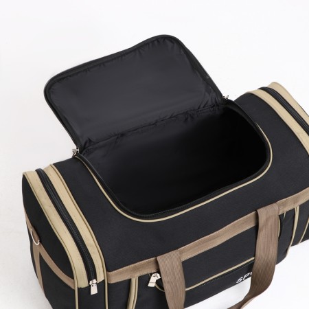 Road bag with lightning, long belt, black color-2