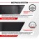 Skyway Flex-8 braid, eco-leather, size m, black with red stitching, s01109009