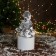 New Year's Jester "in a brilliant suit" 40 cm, silver