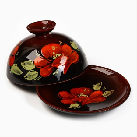 Pancake - bread -free "feast" 1.8l / 15x24cm, poppy on black-4