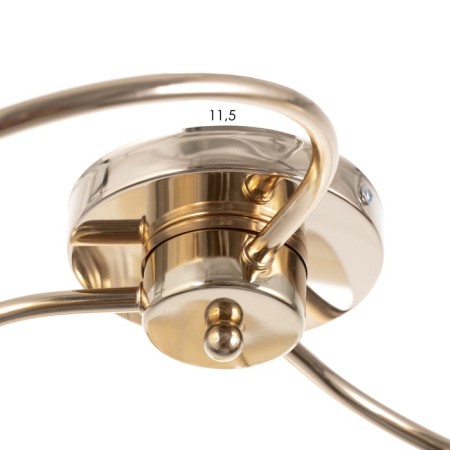 Fox chandelier 3he27 40W gold 50x50x12 cm-6
