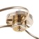 Fox chandelier 3he27 40W gold 50x50x12 cm