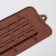 Chocolate chocolate form "Chocolate", silicone, 25 × 11.5 × 0.5 cm, 15 cells, brown color