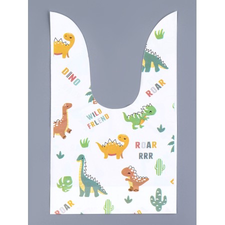 Polyethylene gift package with ears "Dinosaurs", 13 x 23 cm-1