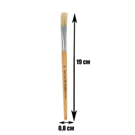 Brush brush No. 10, flat-1