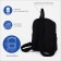 Baby backpack on lightning, 3 outer pockets, black color