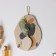Hooks decorative wood "Abstraction. Blots. Flower" 1.5x19.5x23.3 cm