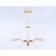 Suspended chandelier ambrella like, Modern, TR9592, 5HE14, white color, light wood