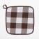 Set of kitchen shade "Cell": mittens 20x27 cm, take 19x19 cm, 100% cotton