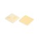The site for the clamp "bison" of the PHS self-adhesive white, 25 x 25 mm, nylon, 100 pcs.