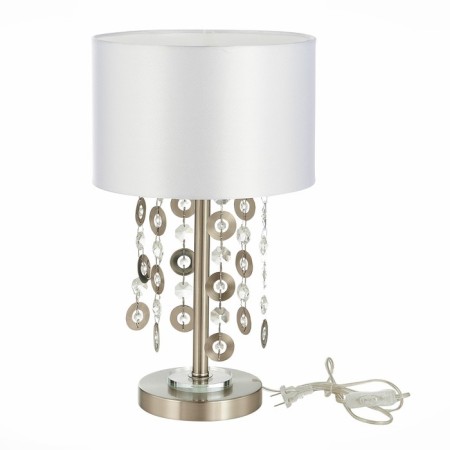 ST LUCE bedside lamp. SL1757.104.01. Katena. 1x40 W, E14, 26x26x44 cm, Nickel color-5