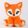 Soft toy "Fox", 20 x 17 cm